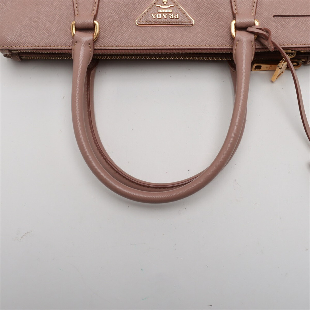Prada bag blush pink Galleria tote Zip Double Saffiano Lux - Picture 5 of 8